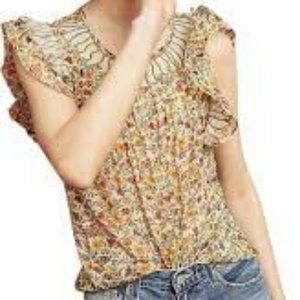 Ranna Gill Delancey Floral Blouse.